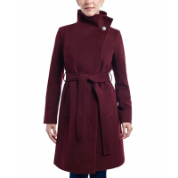 Michael Kors Women's 'Asymmetric Belted' Wrap Coat