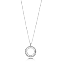Pandora 'Signature Logo Spinning' Halskette für Damen