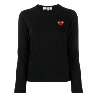 Comme Des Garçons Play Women's 'Heart Logo' Sweatshirt