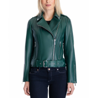 Michael Kors Women's 'Belted Moto' Coat
