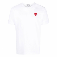 Comme Des Garçons Play Men's 'Logo Patch' T-Shirt