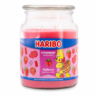 Haribo 'Haribo Strawberry Happiness' Kerze 2 Dochte - 510 g