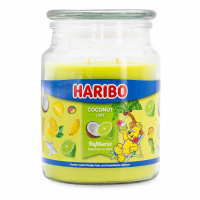 Haribo Bougie 2 mèches 'Haribo Coconut Lime' - 510 g