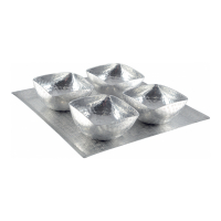 Aulica Tray With 4 Bowls In Aluminium