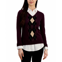 Tommy Hilfiger Women's 'Ivy Argyle' Sweater