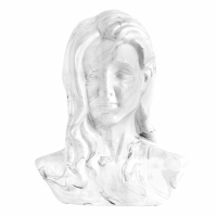 Villa Altachiara Sculpture 'Oriente Woman Face Marble Effect'