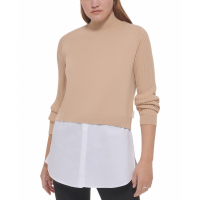 Calvin Klein Jeans Women's 'Mixed Media' Sweater