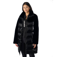Karl Lagerfeld Women's 'Long Glossy' Puffer Coat