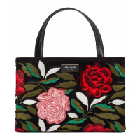 Kate Spade New York Women's 'Sam Icon Rose Garden Embroidery Embellished' Tote Bag