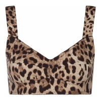 Dolce & Gabbana Crop Top 'Leopard' pour Femmes