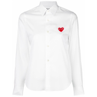 Comme Des Garçons Play Women's 'Embroidered Heart' T-Shirt