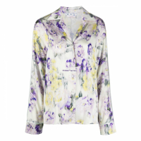 Off-White Women's 'Chine Satin Floral' Shirt