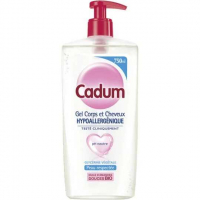 Cadum Gel douche & cheveux 'Glycérine Végétale Hypoallergénique Peau Respectée' - 750 ml