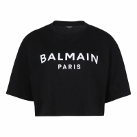 Balmain 'Logo' Crop T-shirt für Damen