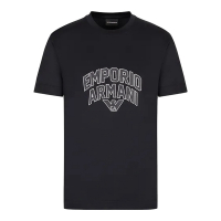 Emporio Armani Men's 'Bold Logo Embroidery' T-Shirt