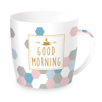 Easy Life Porcelain Mug 350ml in Tin Box Good Morning