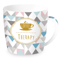 Easy Life Porcelain Mug 350ml in Tin Box Coffee Therapy