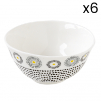 Easy Life Set 6 Porcelain Bowl Organic Vers.1