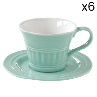 Easy Life Set 6 Porcelain Tea