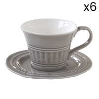Easy Life Set 6 Porcelain Tea