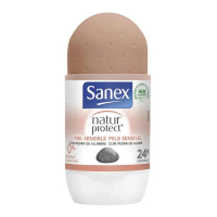 Sanex Déodorant Roll On 'Natur Protect 0% Sensitive Alum Stone' - 50 ml