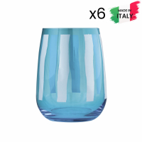 Villa Altachiara 'Fior Di Loto' Water Glass Set - 350 ml, 6 Pieces