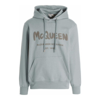 Alexander McQueen Men's 'Logo Graffiti' Hoodie
