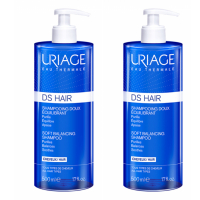 Uriage Ds Hair Shampooing Doux Équilibrant' - 500 ml, 2 Pièces