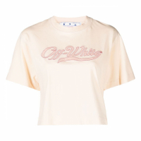Off-White 'Butterfly' Crop T-shirt für Damen