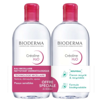 Bioderma 'Créaline H2O' Mizellares Wasser - 500 ml, 2 Stücke