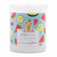 Ted&Friends Bougie parfumée 'Cucumber & Melon' - 220 g