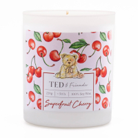Ted&Friends 'Superfruit Cherry' Scented Candle - 220 g