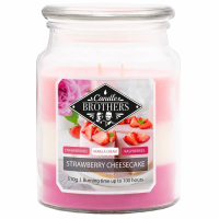 Candle Brothers Bougie parfumée 'Strawberry Cheesecake' - 510 g