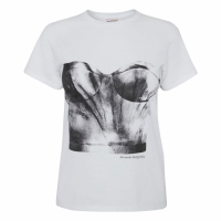 Alexander McQueen 'Bustier' T-Shirt für Damen