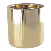 Aulica Gold Ice Bucket With Ribbed Pattern