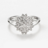 Atelier du diamant Women's 'Aigrette' Ring