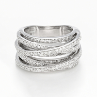 Atelier du diamant Women's 'New Entrelacs Candides' Ring