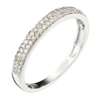 Atelier du diamant Women's 'Alliance Granité' Ring
