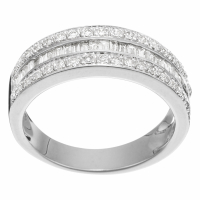 Atelier du diamant Women's 'Kiss Baguette' Ring