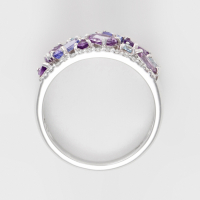 Atelier du diamant Women's 'Blueymix' Ring