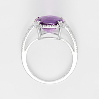 Atelier du diamant Women's 'Divine Améthyste' Ring
