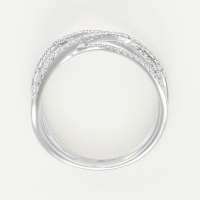 Atelier du diamant Women's 'Entrelacs Lumineux' Ring