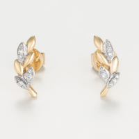 Atelier du diamant Women's 'Lauriers' Earrings
