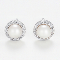 Atelier du diamant Women's 'Perles Enchantées' Earrings