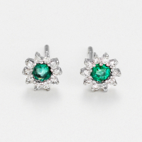 Atelier du diamant Women's 'Marguerite' Earrings