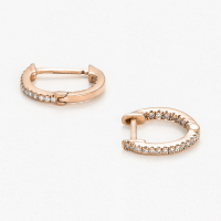 Atelier du diamant Women's 'Perfect Créoles' Earrings