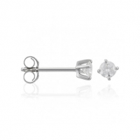 Atelier du diamant Women's 'Single Diamond' Earrings