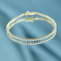 Atelier du diamant Women's 'Rivière 1 carat' Bracelet