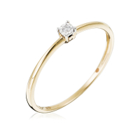 Diamantini Women's 'Solitaire  Pure' Ring