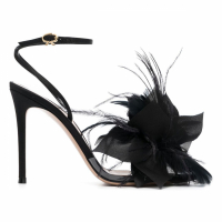 Gianvito Rossi Women's 'Feather Embellished' High Heel Sandals